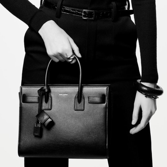 Saint Laurent Handbags - 💗Saint Laurent💗Mini/Baby Black Sac Du Jour